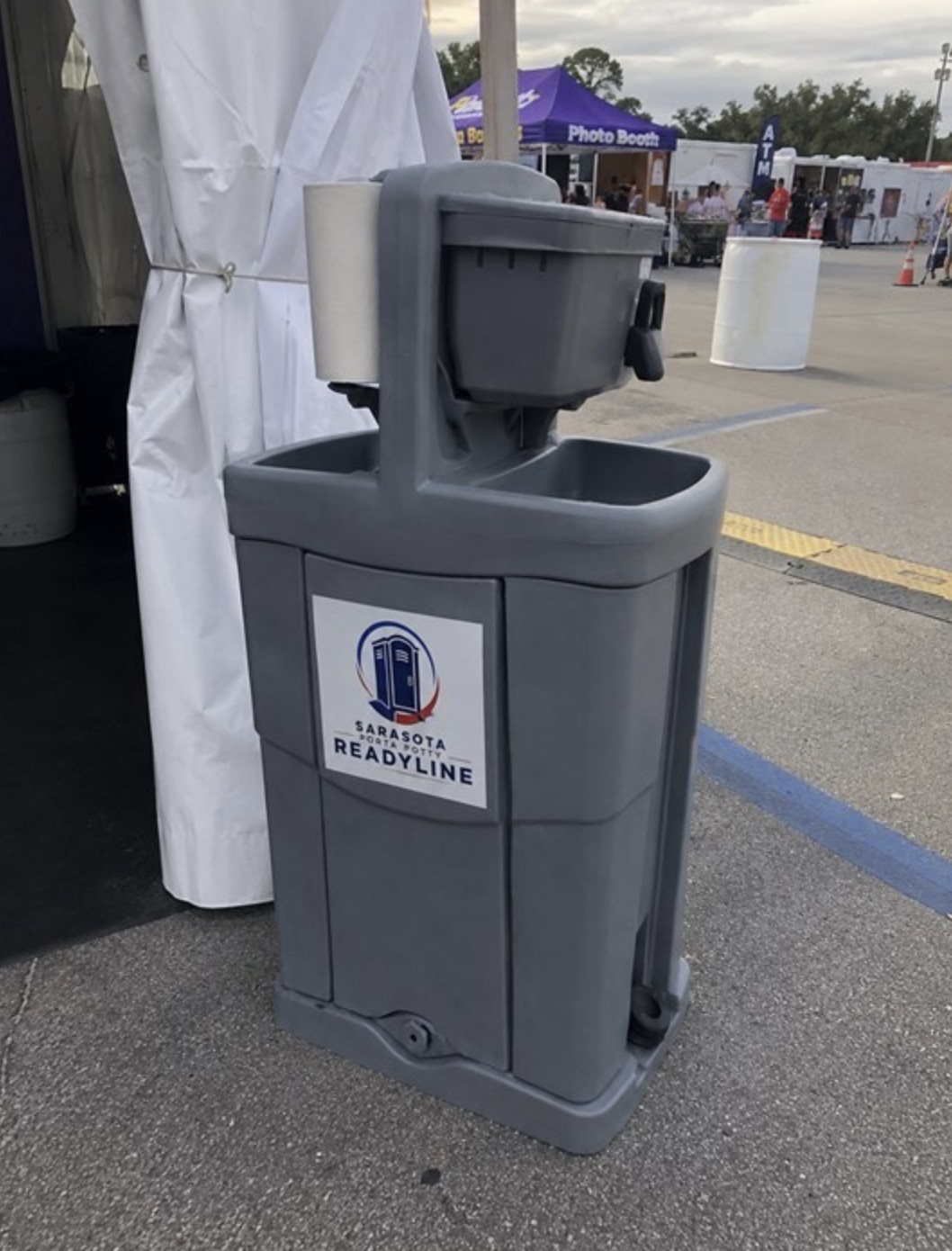 Portable handwash station rental in Sarasota